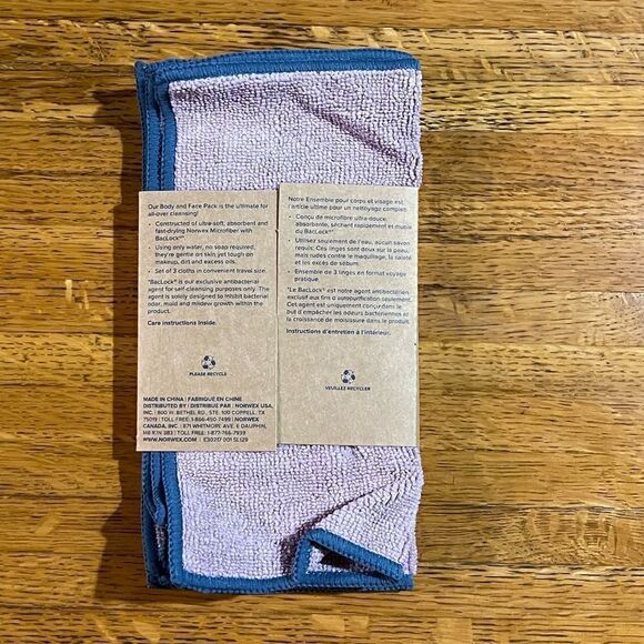 Norwex Mini Face & Body Cloths set of 3 NWT - Picture 2 of 6